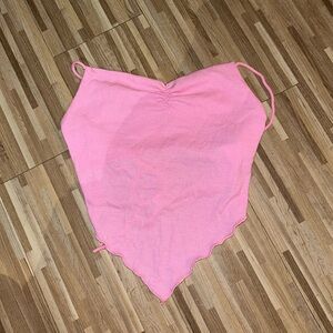 shein XS pink strapy top